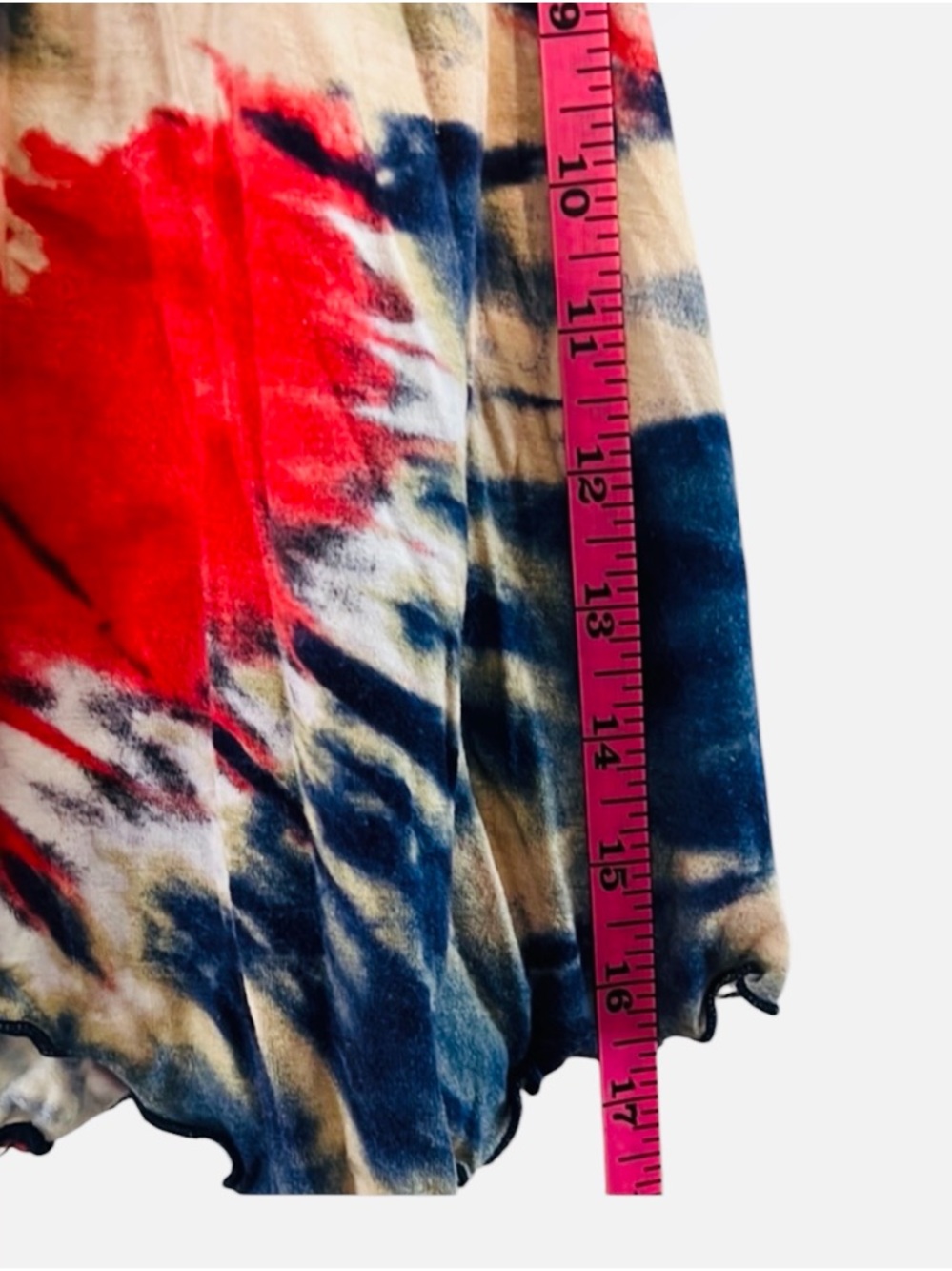 VENUS Red and Blue Tie-Dye Tank Top Size XL - Picture 6 of 8
